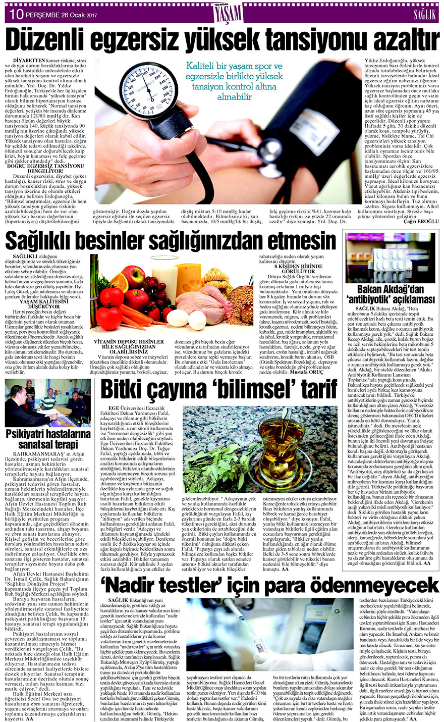 26 Ocak 2017 Yeni Meram Gazetesi