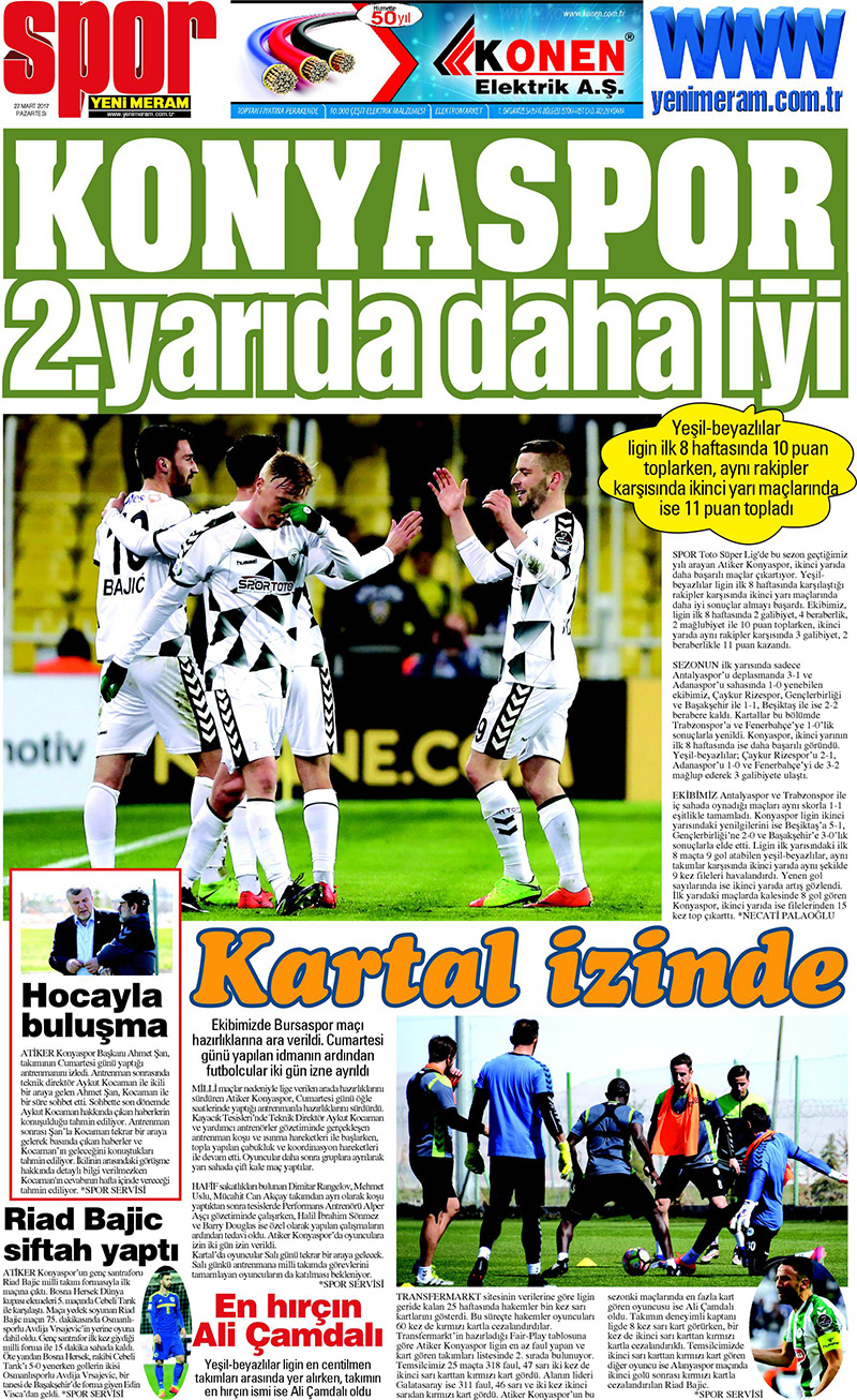 27 Mart 2017 Yeni Meram Gazetesi