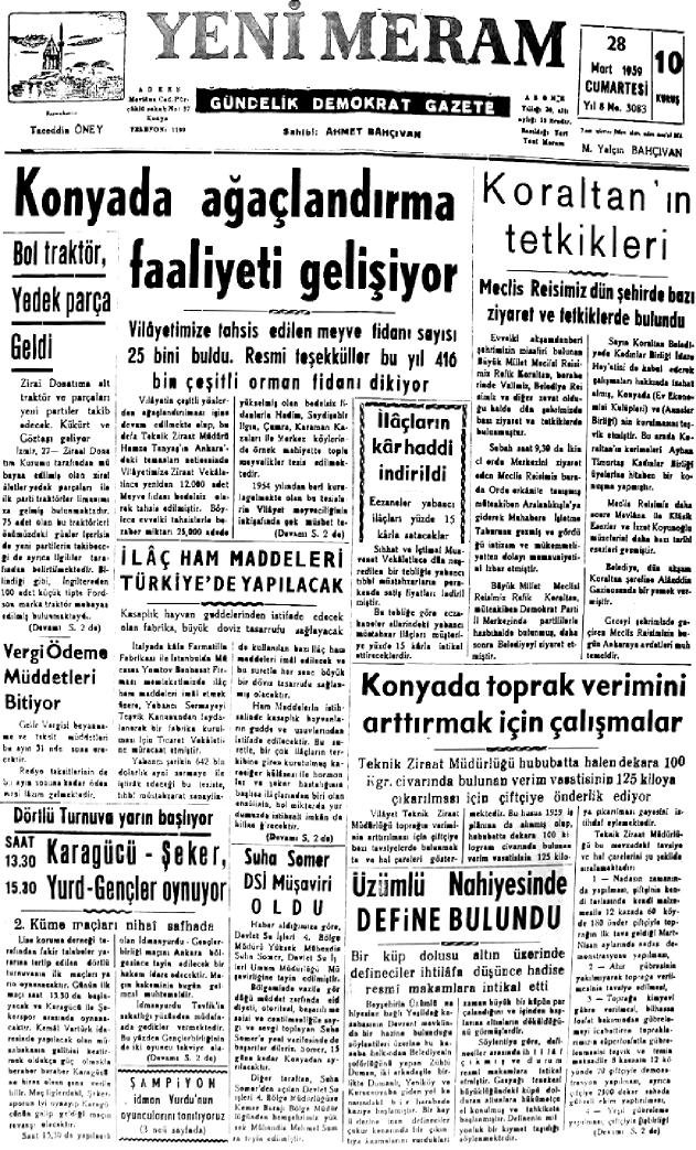 28 Mart 2022 Yeni Meram Gazetesi
