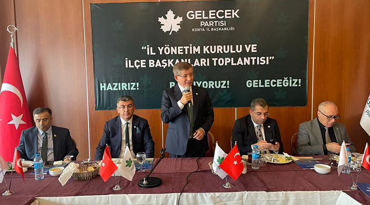 Gelecek Partisi Genel Başkanı Davutoğlu, Konya'da seçim çalışmalarını  başlattı