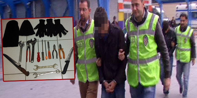 Şaşkın hırsızlar tutuklandı