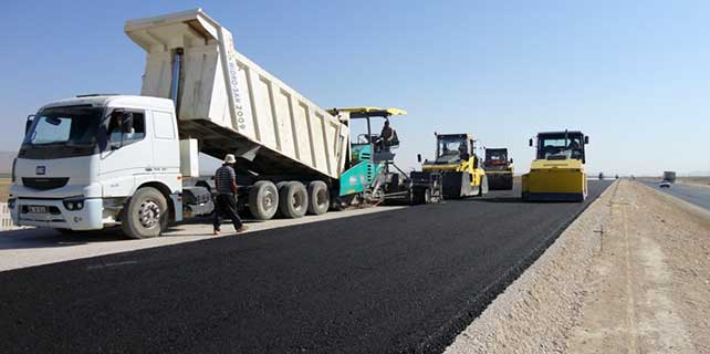 Karaman-Ereğli yol çalışması hızla devam ediyor