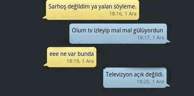 Komik mesajlar kırdı geçirdi