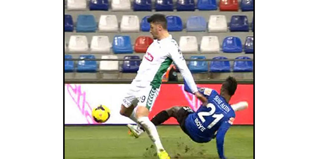 Penaltıyı yedi