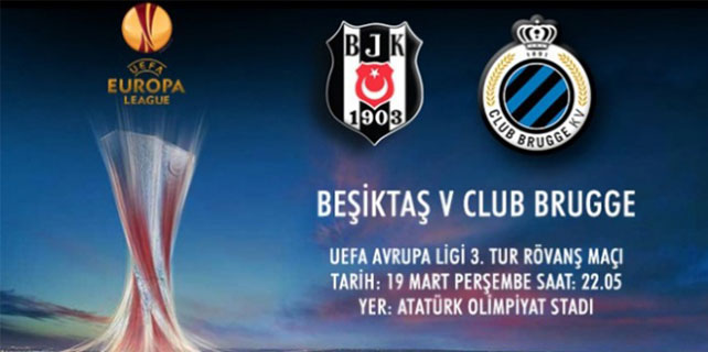 Beşiktaş-Club Brugge maçı hangi kanalda?
