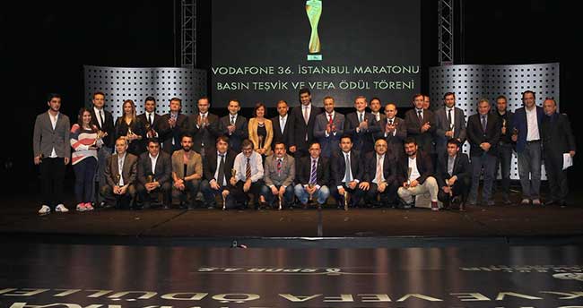 36. Vodafone İstanbul Maratonu Basın Teşvik ve Vefa Ödülleri