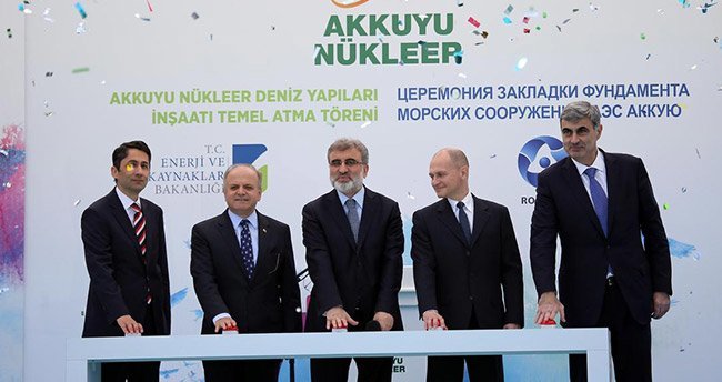Nükleer santralde ilk temel atıldı