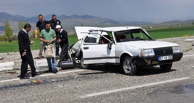 Seydişehir’de trafik kazası : 2 yaralı