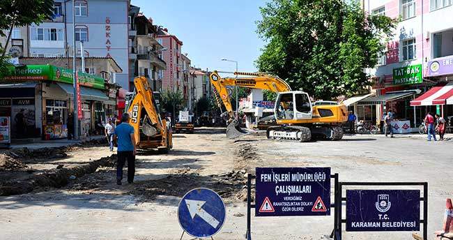 İmaret caddesi yenileniyor