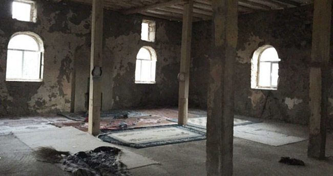 PKK’lılar camiyi karargah olarak kullanmış