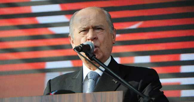 MHP lideri Bahçeli açıklama yapıyor