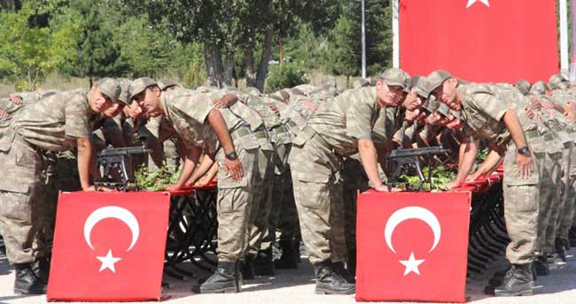 Kastamonu’da bin 800 asker yemin etti