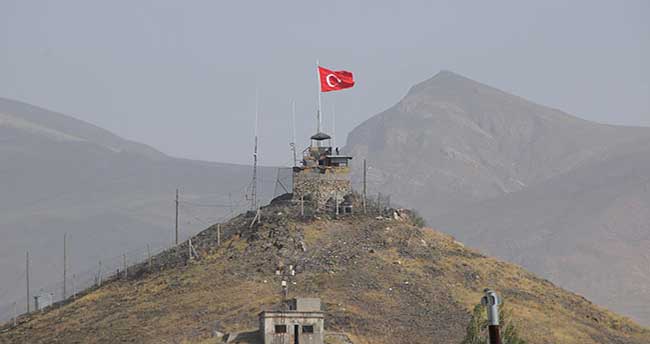 Nöbet kulübelerine roketatarlı saldırı