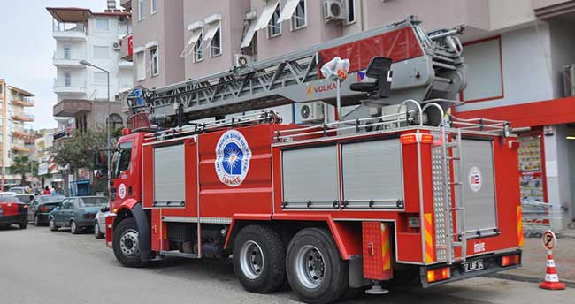 Prizde unutulan ütü yangına neden oldu