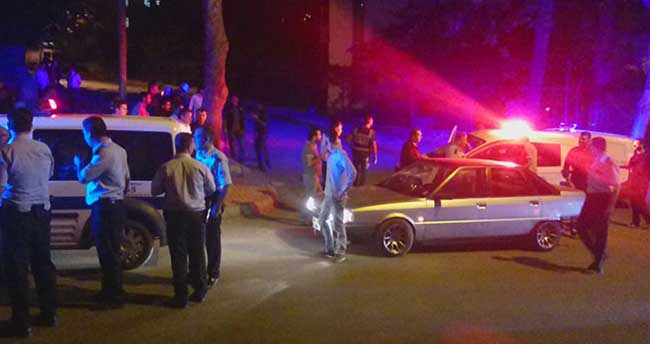 Kavgaya müdahaleye giden polisin burnunu kırdılar