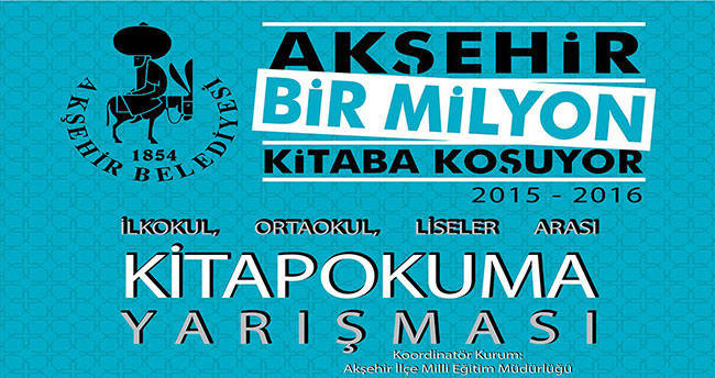 Akşehir “Bir Milyon Kitaba” koşmaya devam ediyor