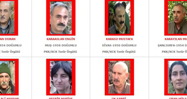 O listedeki bir terörist öldürüldü