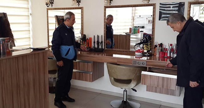 Beyşehir’de bayan kuaför salonları denetlendi