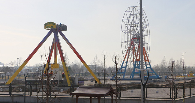 Konya’nın en büyük lunaparkında sona yaklaşıldı