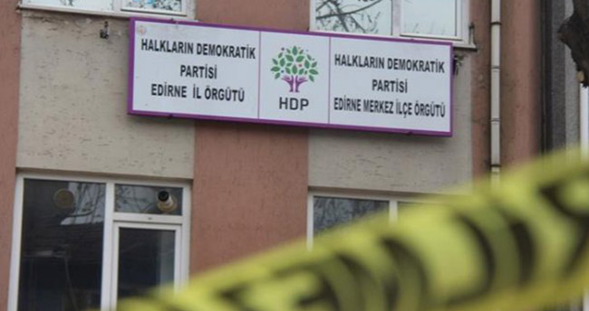 Edirne HDP İl Başkanlığına kurşun yağdırdılar