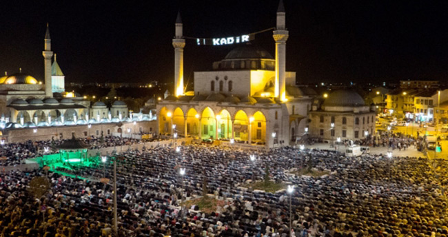 Mevlana şehrinde üç aylar sevinci