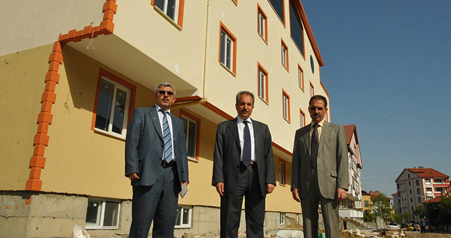 Başkan Akkaya Hafızlık Kız Kuran Kursu inşaatını gezdi
