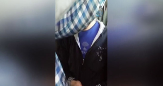 Halk otobüsünde taciz kamerada