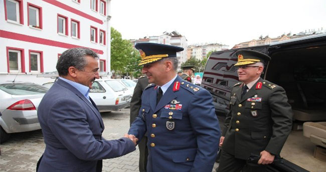 Konya Garnizon Komutanı Şahar’dan Başkan Tutal’a Ziyaret