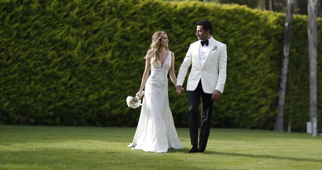 Kenan İmirzalıoğlu ve Sinem Kobal evlendi