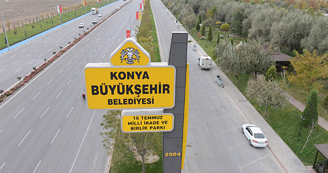 Konya’da Birlik Parkı’nın adı “15 temmuz milli irade ve birlik parkı” oldu