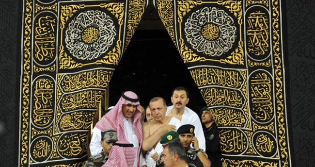 Cumhurbaşkanı Erdoğan’ın Kabe ziyareti