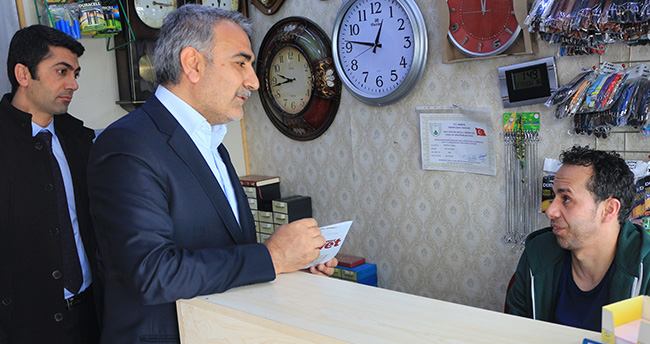 Ağralı referandum için destek istedi