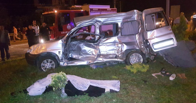 Samsun’da feci kaza: 5 ölü, 3 yaralı