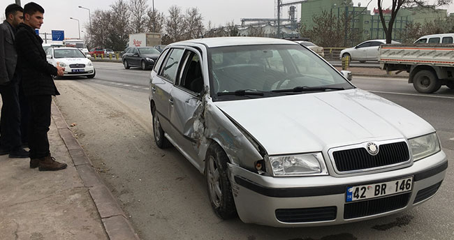 Konya’da trafik kazaları: 1 ölü, 2 yaralı