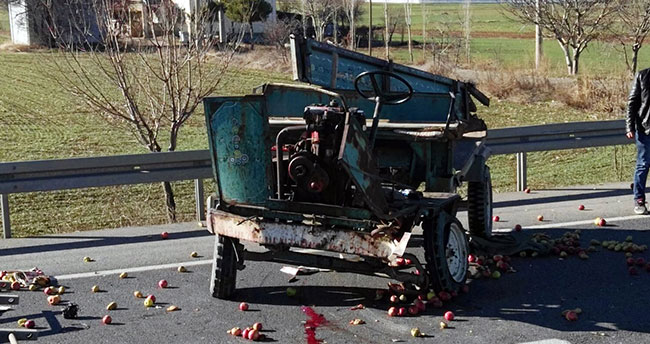 Akşehir’de trafik kazası: 1 yaralı