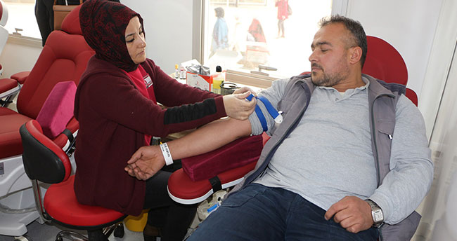 Karatay Belediyesi çalışanlarından kan bağışı seferberliği
