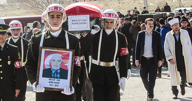 Konyalı Kore Gazisi törenle son yolculuğuna uğurlandı