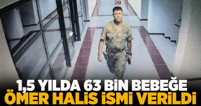 63 bin bebeğe Ömer Halis ismi verildi