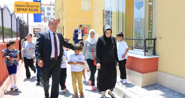 Karatay Belediyesi Şefkat Evleri zor durumdaki ailelere kucak açıyor