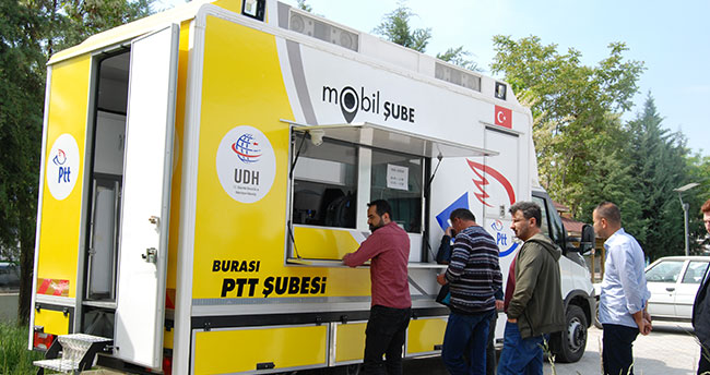 PTT Mobil şubeler her yerde