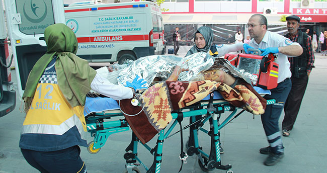 Konya’da ağaçlık alana giden kadın benzinle kendini yaktı