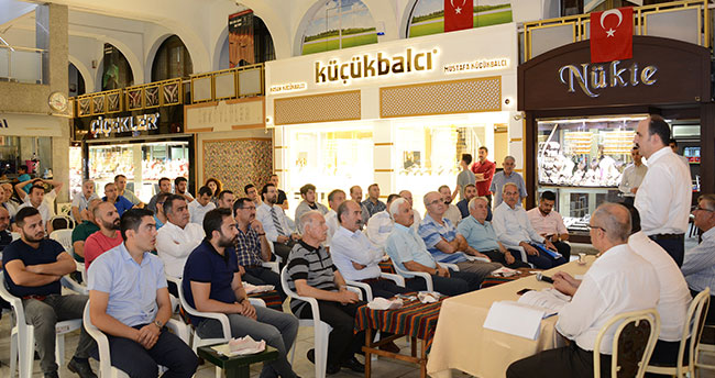 Başkan Altay, sarraflarla buluştu