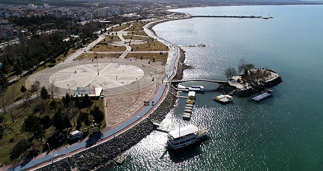 Beyşehir Gölü’nün su seviyesi yükseldi