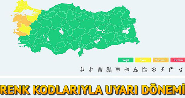 MeteoUyarı nedir? Meteorolojik renk kodları ne anlama geliyor?