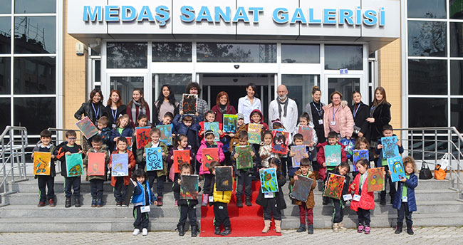 MEDAŞ küçük sanatseverleri ağırladı