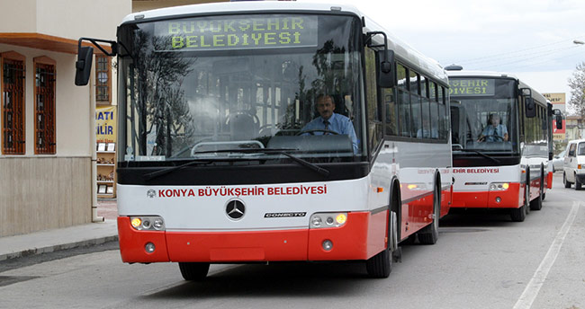 Konya trafiğine miting düzenlemesi!