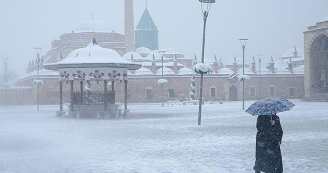 Meteorolojiden soğuk hava uyarısı: Konya’ya kar geliyor!