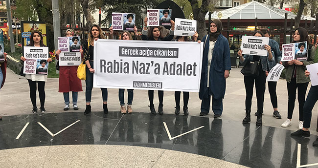 Konya’da Rabia Naz Vatan için açıklama yaptılar