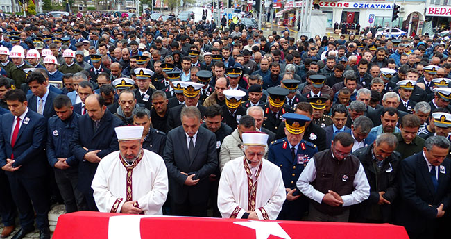 Şehit Hüseyin Bulut son yolculuğuna uğurlandı