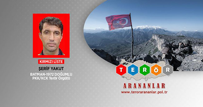 Kırmızı kategoride aranan terörist etkisiz hale getirildi